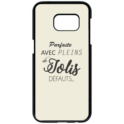 Coque Samsung Galaxy S7 Parfaite Avec Pleins De Jolis Defauts Fond Beige