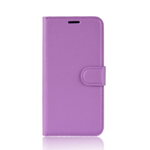 Etui coque en cuir Folio Portefeuille anti-choc pour Xiaomi Mi Play - Violet