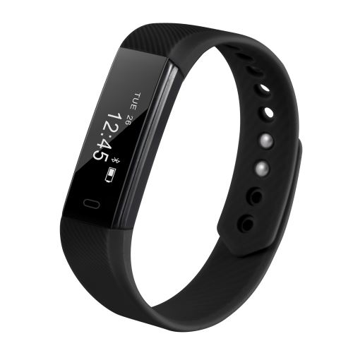 ID115 Bracelet Montre multifonction Bluetooth Traquer Noir AC656 XCSOURCE