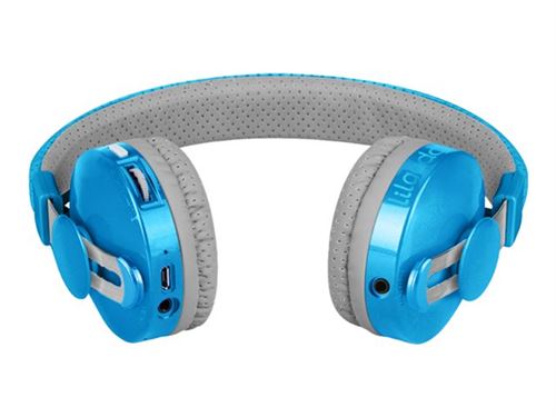 LilGadgets Untangled Pro - Koptelefoon met micro - op oor - Bluetooth - draadloos - ruisisolatie - blauw