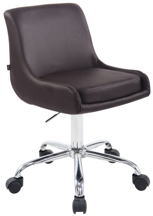 Tabouret de travail Club similicuir , Marron
