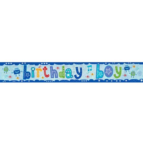 Amscan - Bannière anniversaire (Taille unique) (Bleu) - UTSG12400