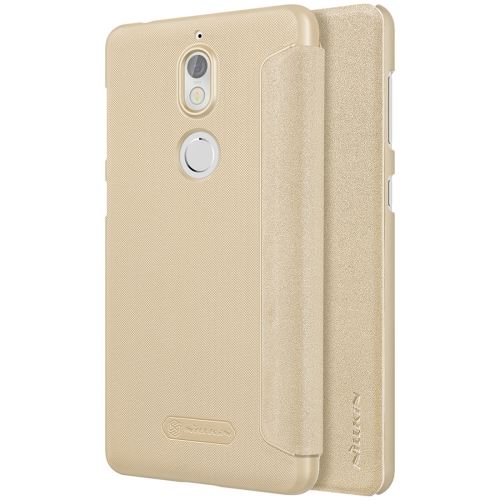 Nokia 7 Housse Etui Cuir PU Effet givré Doré ALS54544