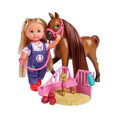 Simba Toys 105733487 - Evi Love Docteur Evi Maman de cheval