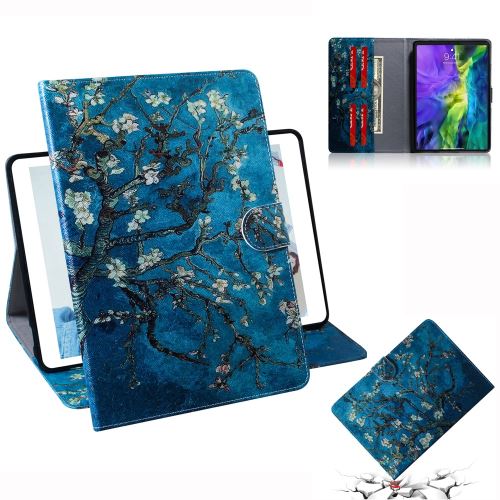 Etui en PU + TPU impression de motifs arbre fleur pour votre Apple iPad Pro 11 pouces (2020)/(2018)