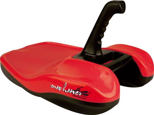 Nijdam Traîneau Snowhoover avec poignée 54 cm rouge