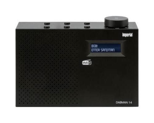 DABMAN 14 Radio numérique Portable (Dab+, UKW, écran LCD, 4 Piles AA incluses) Noir