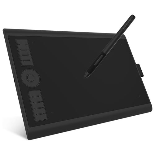 Tablette Graphique Gaomon M10K Pro 10*6.25 Pouces Avec 1 Stylet Et 10 Touches de raccourcis,Compatible PC Window et Mac OS