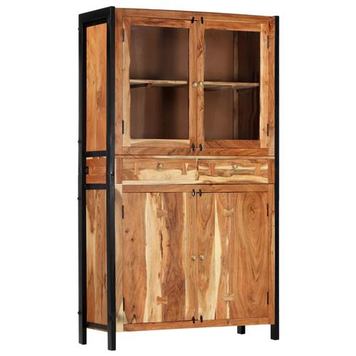 Buffet 100 x 40 x 175 cm Bois d'acacia massif