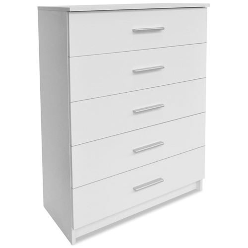 vidaXL Opbergkast 71x35x108 cm spaanplaat wit