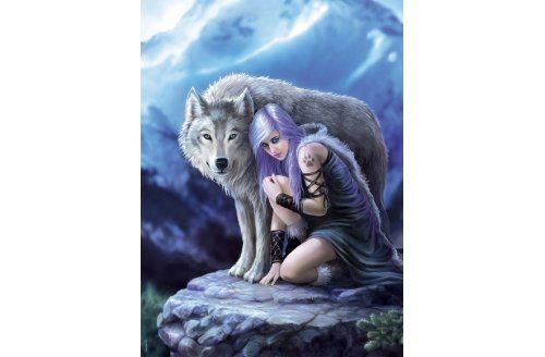 Puzzle Protector 1000 Pieces Anne Stokes Collection Loup Clementoni 39465 - vue 2