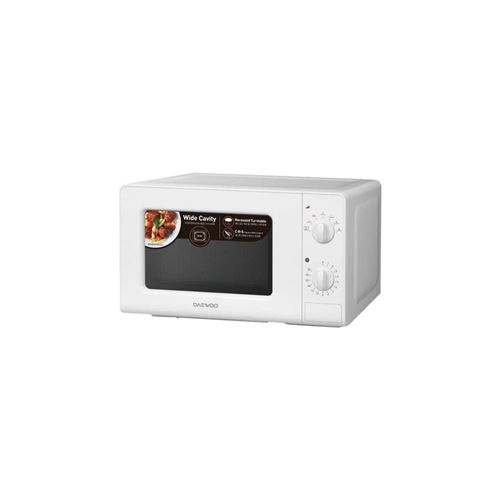 Daewoo KOR-6LM07 - Four micro-ondes monofonction - pose libre - 20 litres - 700 Watt - blanc