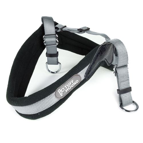 Comparer les prix de Harnais en nylon TUFFHOUND pour chien - Gris (Taille: M)