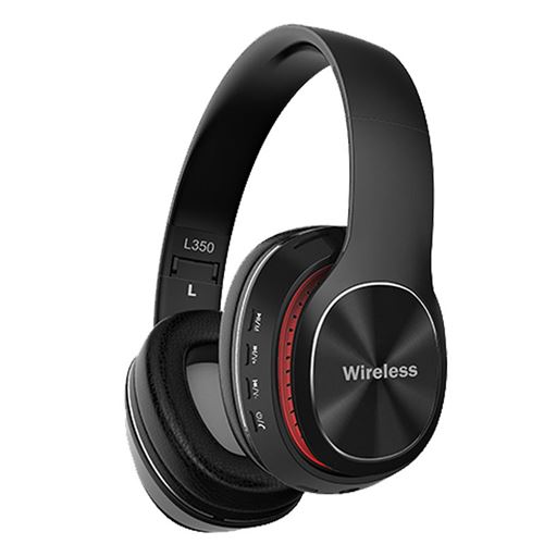 Non Communiqué Noir Casque Bluetooth,Sans Fil - Over-Ear,Stéréo,Pliable