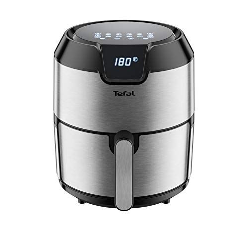 Tefal Ey401D Easy Fry Deluxe Friteuse À Air Chaud 1400 Kilograms 1,2 Acier Inoxydable Noir