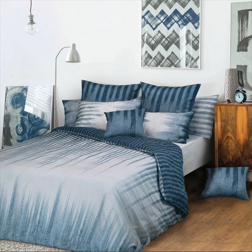 Housse De Couette Indigo Bleu 240x220 Garnier-Thiebaut