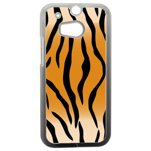Coque Motif Tigre Compatible Htc One 2 M8 Transparent