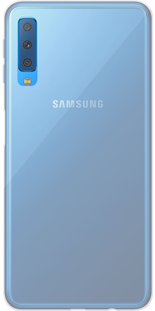Bigben Connected - Achterzijde behuizing voor mobiele telefoon - silicone - transparant - voor Samsung Galaxy A7 (2018)