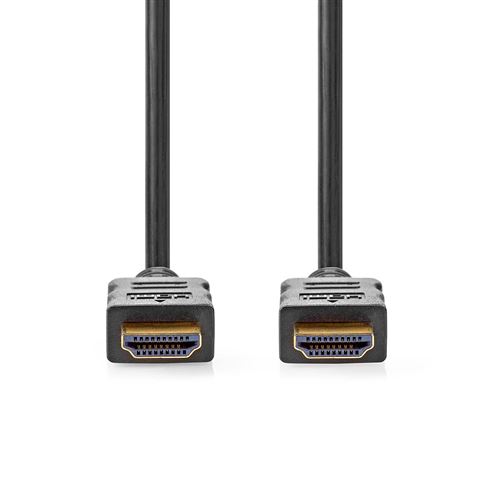 Câble hdmi? haute vitesse avec ethernet connecteur hdmi? - connecteur hdmi? 0,5 m noir nedis