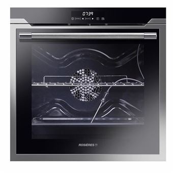 Rosières Sublime RFSHT59 - Four - intégrable - niche - largeur : 56 cm - profondeur : 56 cm - hauteur : 59 cm - avec système auto-nettoyant - classe A - inox