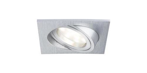Spot LED encastrable LED intégrée Paulmann Coin 92839 blanc chaud 21 W aluminium (brossé) set de 3