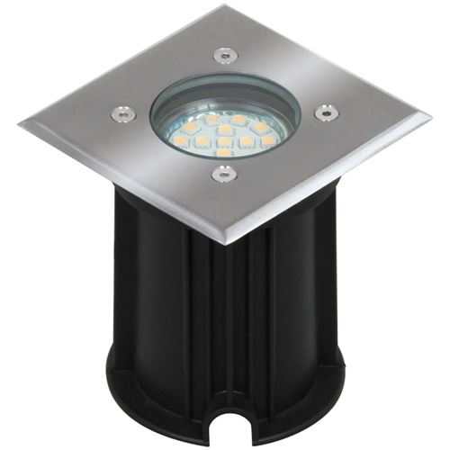 Smartwares Projecteur LED intégré au sol 3 W Noir 5000.459