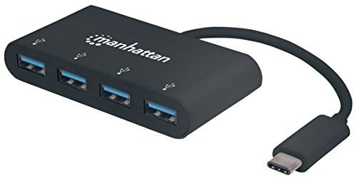 Manhattan usb 3.1 gen 1 type c hub à 4 ports usb type a alimentation via usb