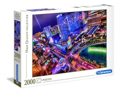 Puzzle Clementoni - Las Vegas, Nevada, États-Unis, 2000 pièces