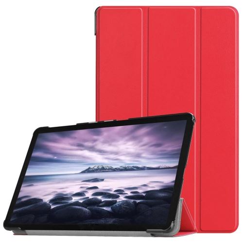 Galaxy Tab A 10.5 / T595 & T59 Housse Etui Cuir Pu Horizontal Rouge Als89591