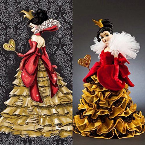 Queen of Hearts Villains Disney Limited Edition Designer Doll Collection with Certificate of Authenticity
