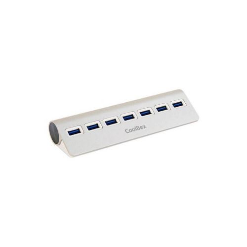 Hub USB CoolBox COO-HU7ALU3 Aluminium (7 ports)