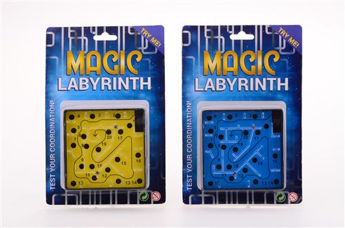 Labyrinthe magique sur la carte 2 ass.