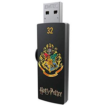 Clé USB 2.0 Flashdrive 32 Go Emtec M730 Harry Potter Hogwarts Noir