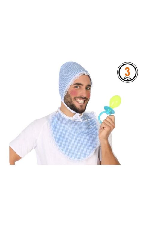 ATOSA - Panoplie EVJF/G - Bébé Bleu Adulte