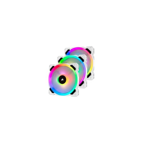 corsair corsair ll120 rgb dual light loop pwm lüfter, triple pack inkl. noir