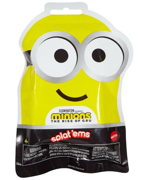 Mattel sac surprise Minions splat'ems 4-pièces