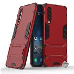 Housse etui coque rigide anti choc pour Huawei P30 + film ecran - ROUGE - htdmobiles