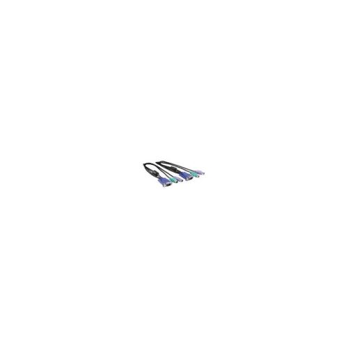 Cordon KVM VGA M/F et PS2 M/M - 1,8M