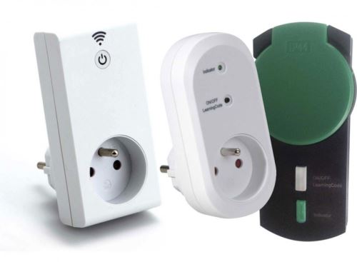 Kit prise Smart wifi avec prise murale télécommandée x2 - Intérieur + Extérieur