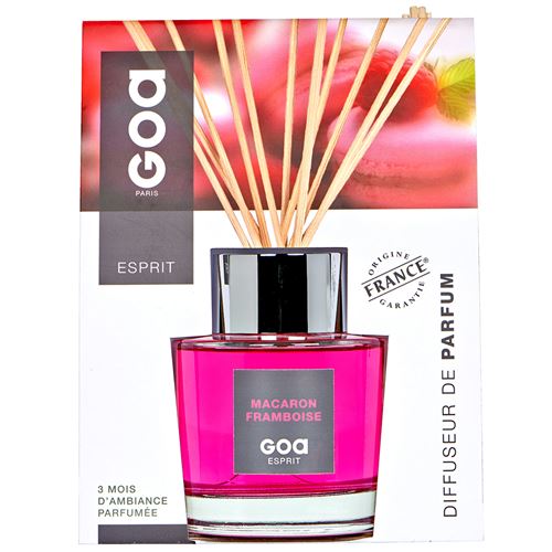 Goa Diffuseur À Bâtons Macaron Framboise - 200 Ml - Image 2