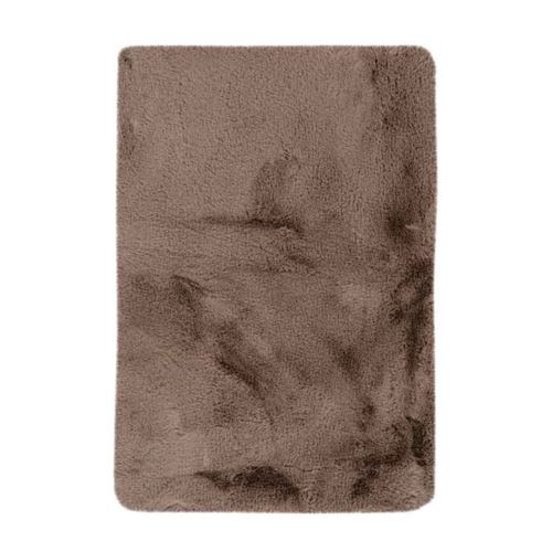 Tapis de Bain Doux Antidérapant "Rabbit" Beige Foncé 40 x 60 cm
