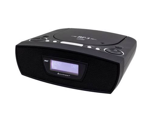 soundmaster URD480SW Radio-réveil FM AUX, CD, USB noir