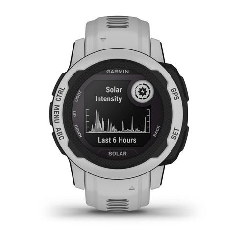 Garmin Instinct 2S Solar - 40 mm - gris brume - montre de sport avec bande - silicone - taille du poignet : 112-180 mm - monochrome - 32 Mo - Bluetooth, ANT+ - 43 g