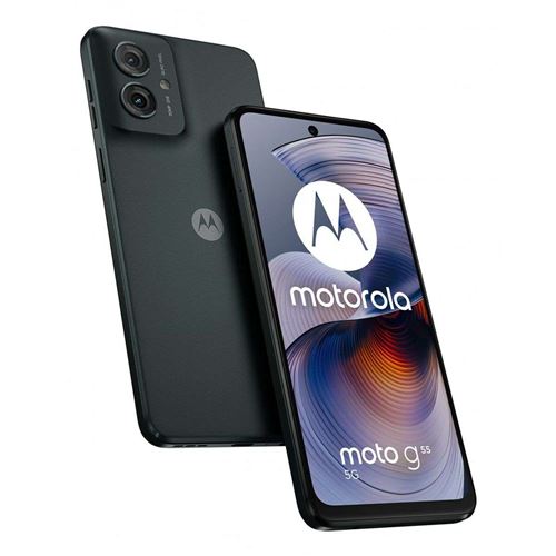 Smartphone Motorola Moto G55 gris RAM 8 Go stockage 256 Go