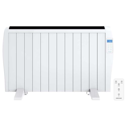 Non Communiqué Blanc Cecotec Émetteur Thermique Ready Warm 1800 Thermal. 8 Éléments, 3 Modes De Fonctionnement, Minuterie, Télécommande Sans Fil