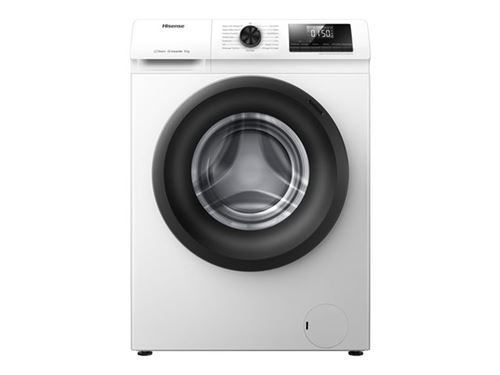 Hisense Série Qp W814Qpm - Machine À Laver - Largeur : 59.5 Cm - Profondeur : 54 Cm - Hauteur : 85 Cm - Chargement Frontal - 54 Litres - 8 Kg - 1400 Tours/Min - Blanc