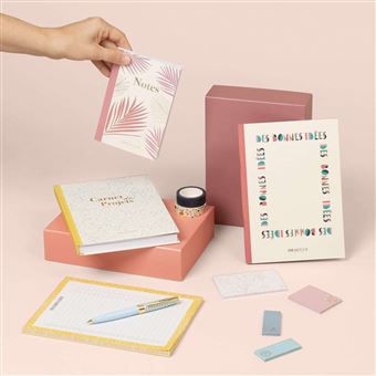 12 Blocs De Sticky Notes - Pastel, Fleurs - Draeger Paris