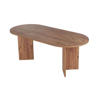 Table à manger en bois "Sabella" 200 x 90 x 75 cm - Pin atlantique - 1