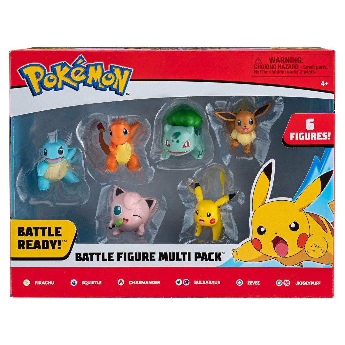 Pack de 6 figurines Pokémon 5 cm Modèle aléatoire