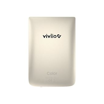 Vivlio Touch Lux 4 (rouge) + Vivlio Housse cuir (noir) - Liseuse numérique  Vivlio sur